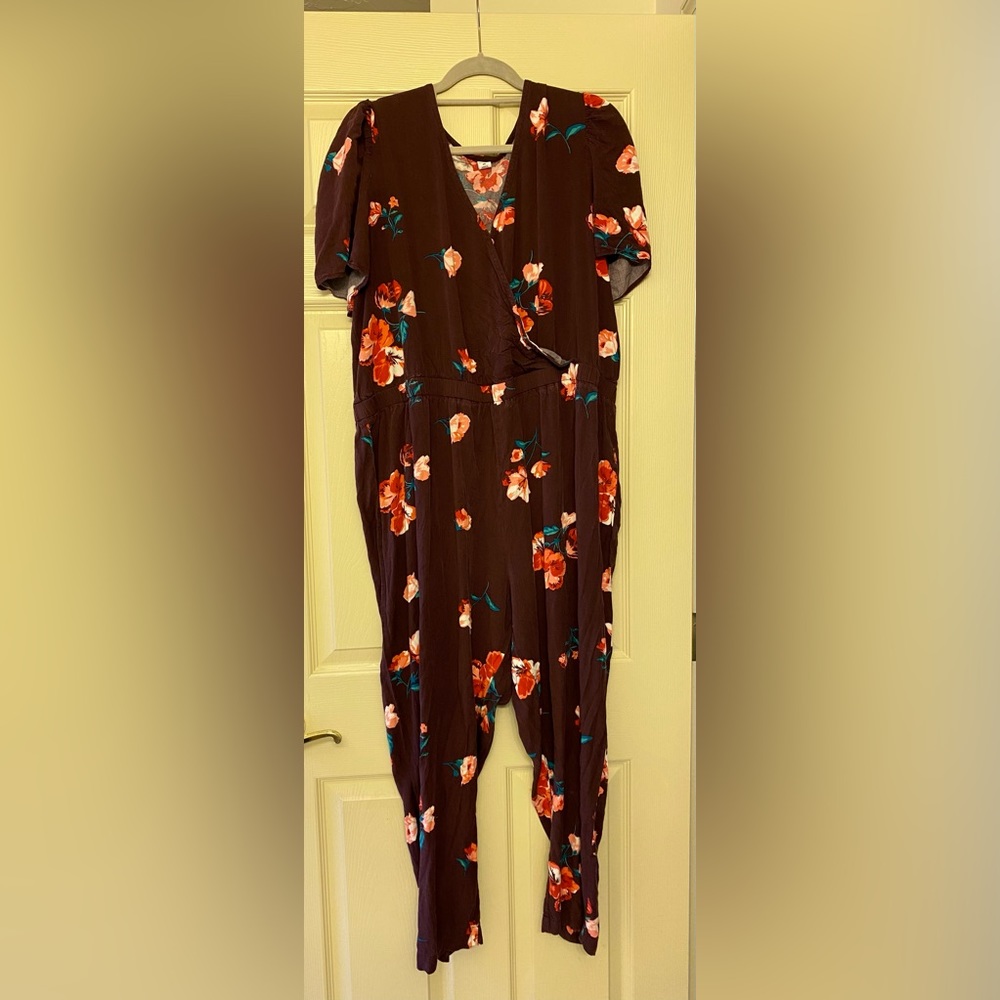 Old Navy Floral Jumpsuit